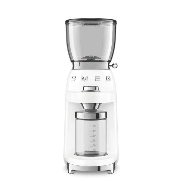 آسیاب قهوه اسمگ رنگ سفید مدل SMEG CGF11WHEU